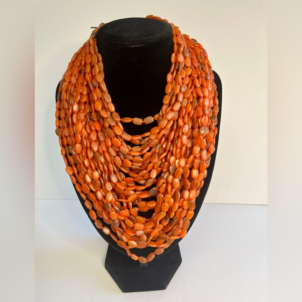 MONIES multi strand necklace